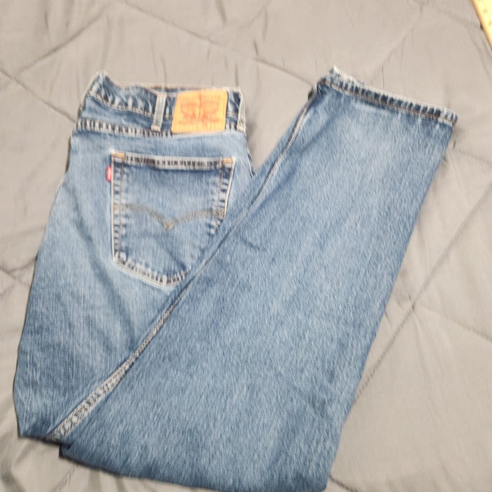 Levi's 505 Jeans Men's 40x32 Regular Straight High Rise Distressed - Read Size‎